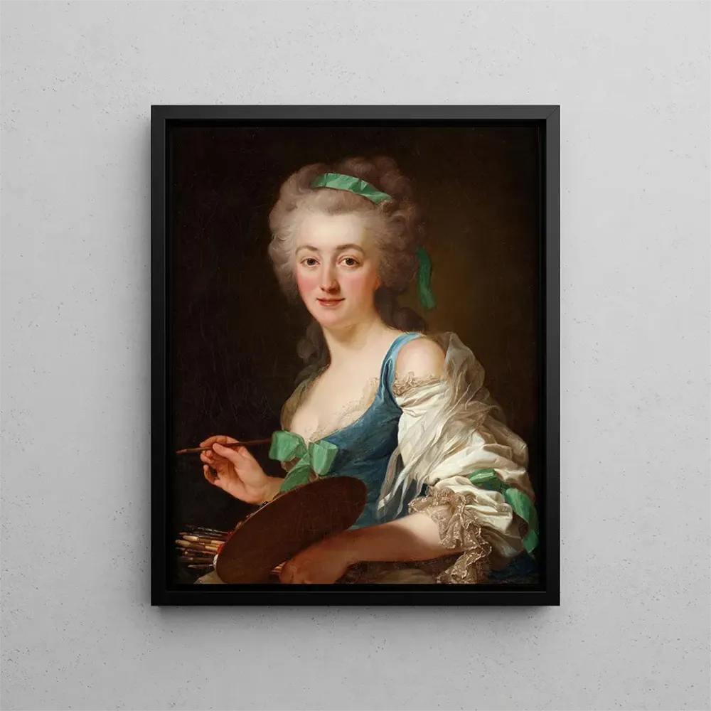 Tableau L'artiste Anne Vallayer Coster - Alexander Roslin | Reproduction