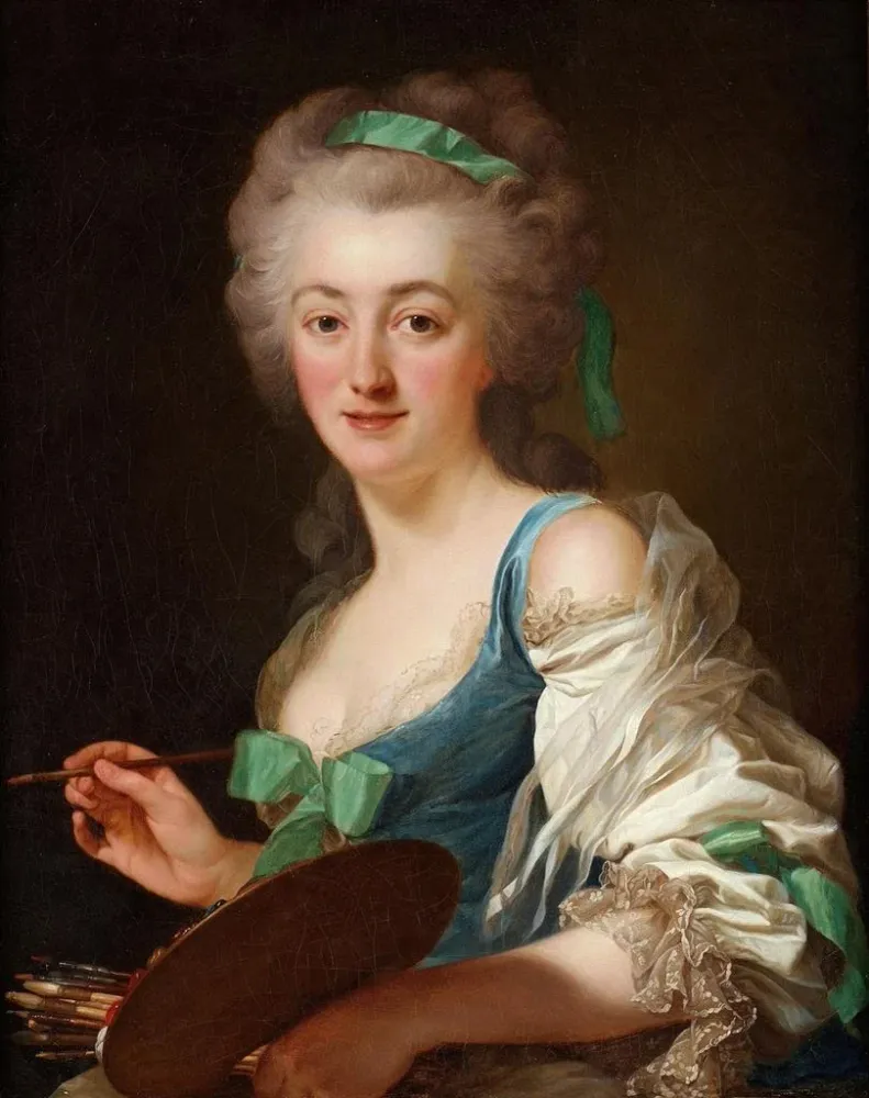 Tableau L'artiste Anne Vallayer Coster - Alexander Roslin | Reproduction