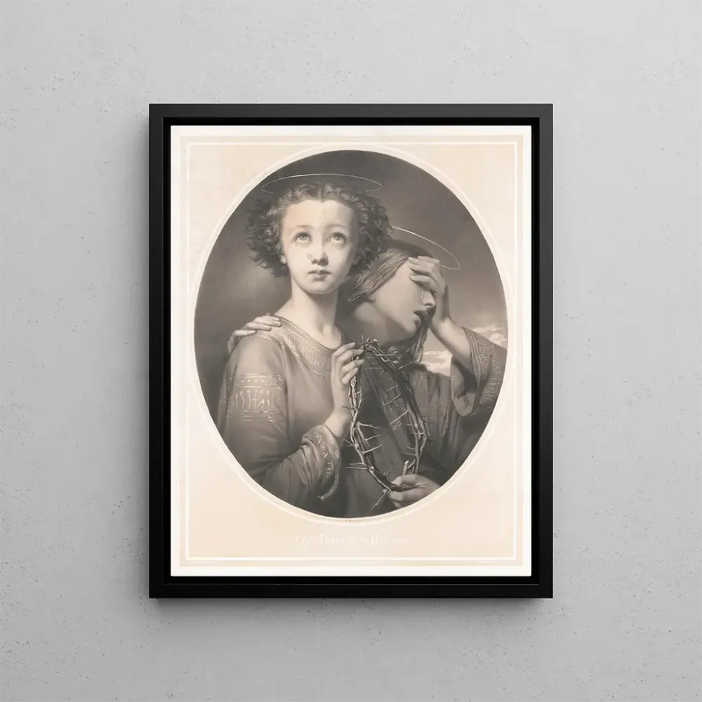 Tableau Les anges de la passion - Goupil & Cie | Reproduction