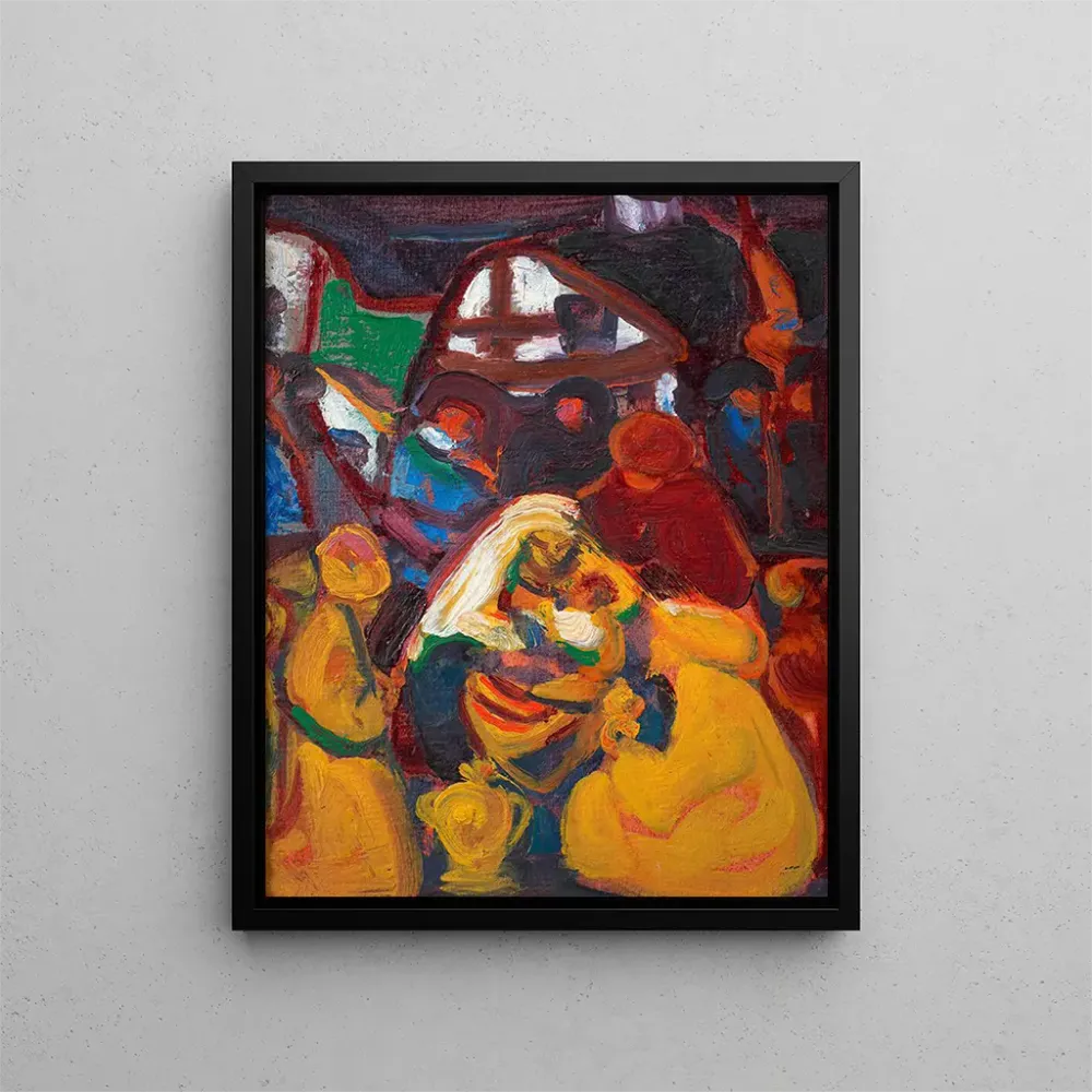 Tableau Les trois rois - Adolf Hölzel | Reproduction