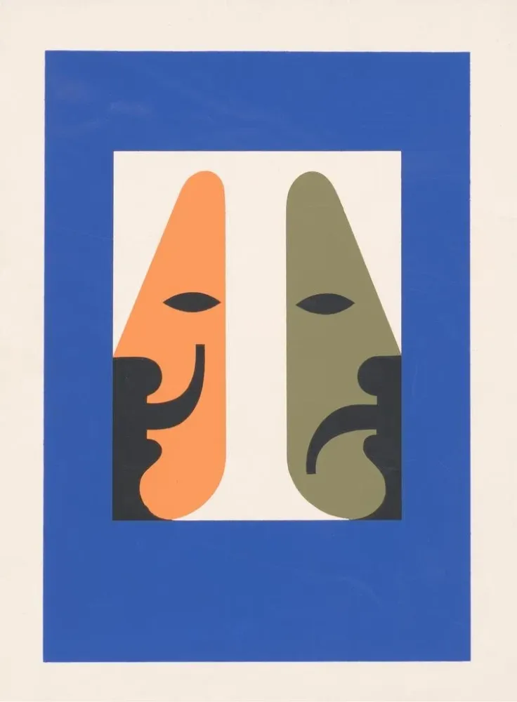 Tableau L'esprit du théâtre vivant - Amos H. Brubaker | Reproduction