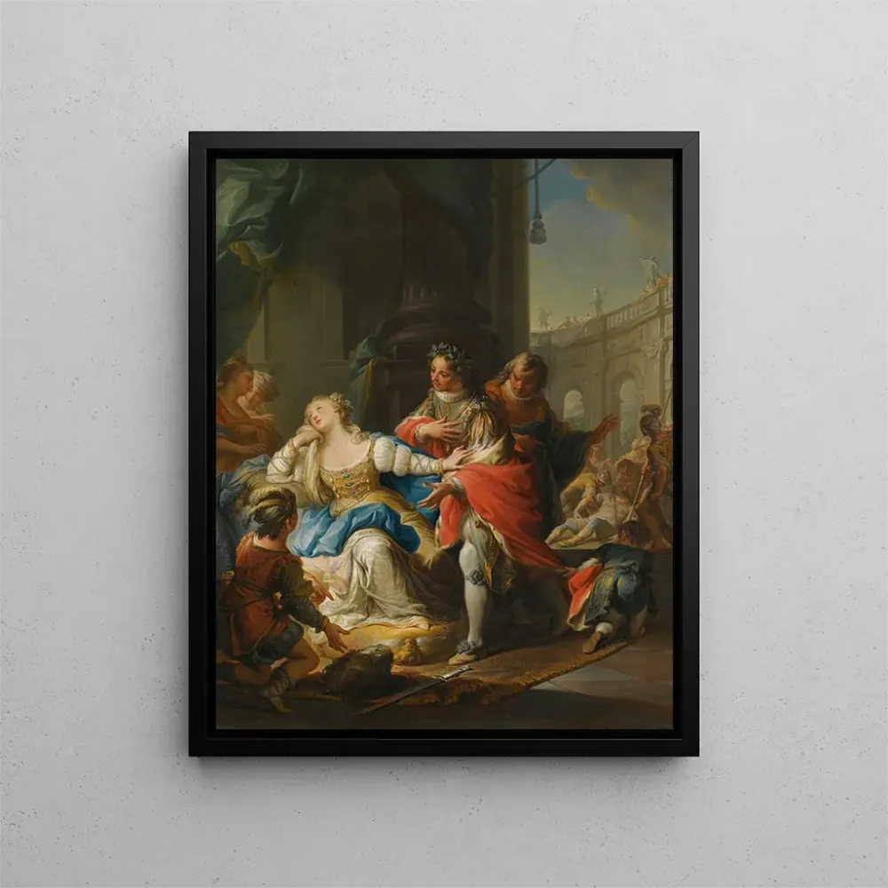 Tableau L'impératrice Gunhilda accusée d'adultère est vengée par son page - Andrea Casali | Reproduction