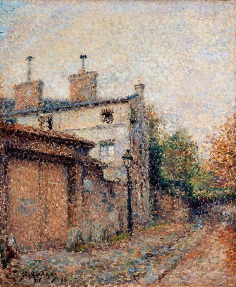 Tableau La maison de Balzac, rue Berton, Passy - Georges Aufray | Reproduction