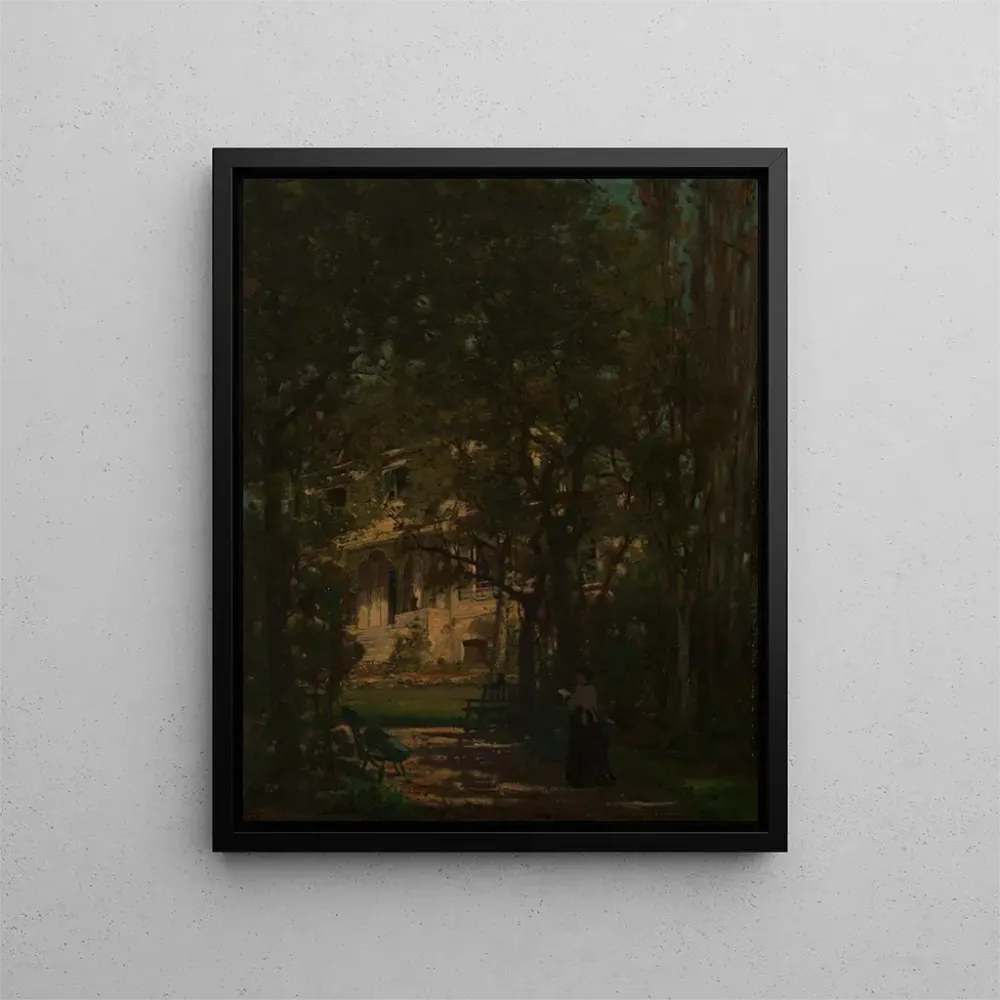 Tableau Maison de campagne de l'artiste - Alexandre Falguière | Reproduction