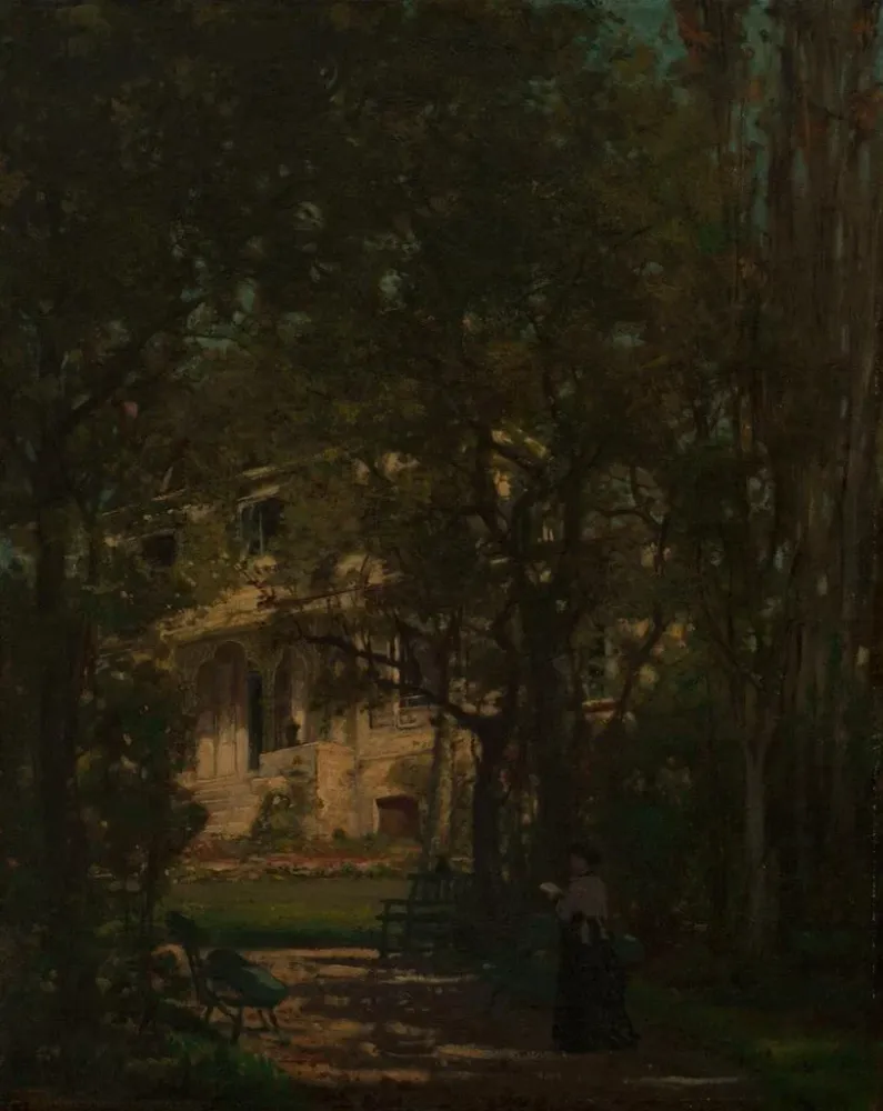 Tableau Maison de campagne de l'artiste - Alexandre Falguière | Reproduction