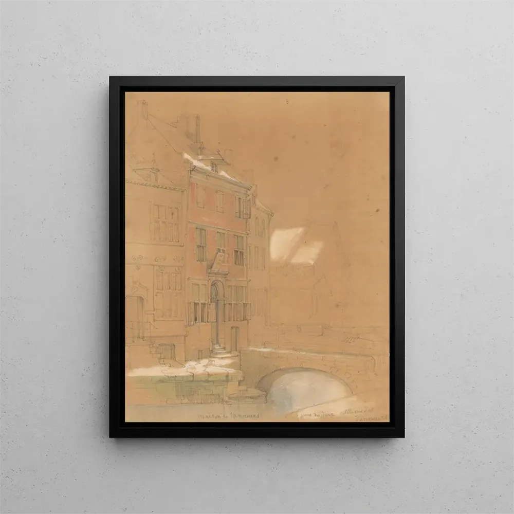 Tableau Maison des tanneurs à Maastricht - Alexander Schaepkens | Reproduction