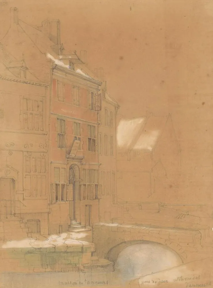 Tableau Maison des tanneurs à Maastricht - Alexander Schaepkens | Reproduction