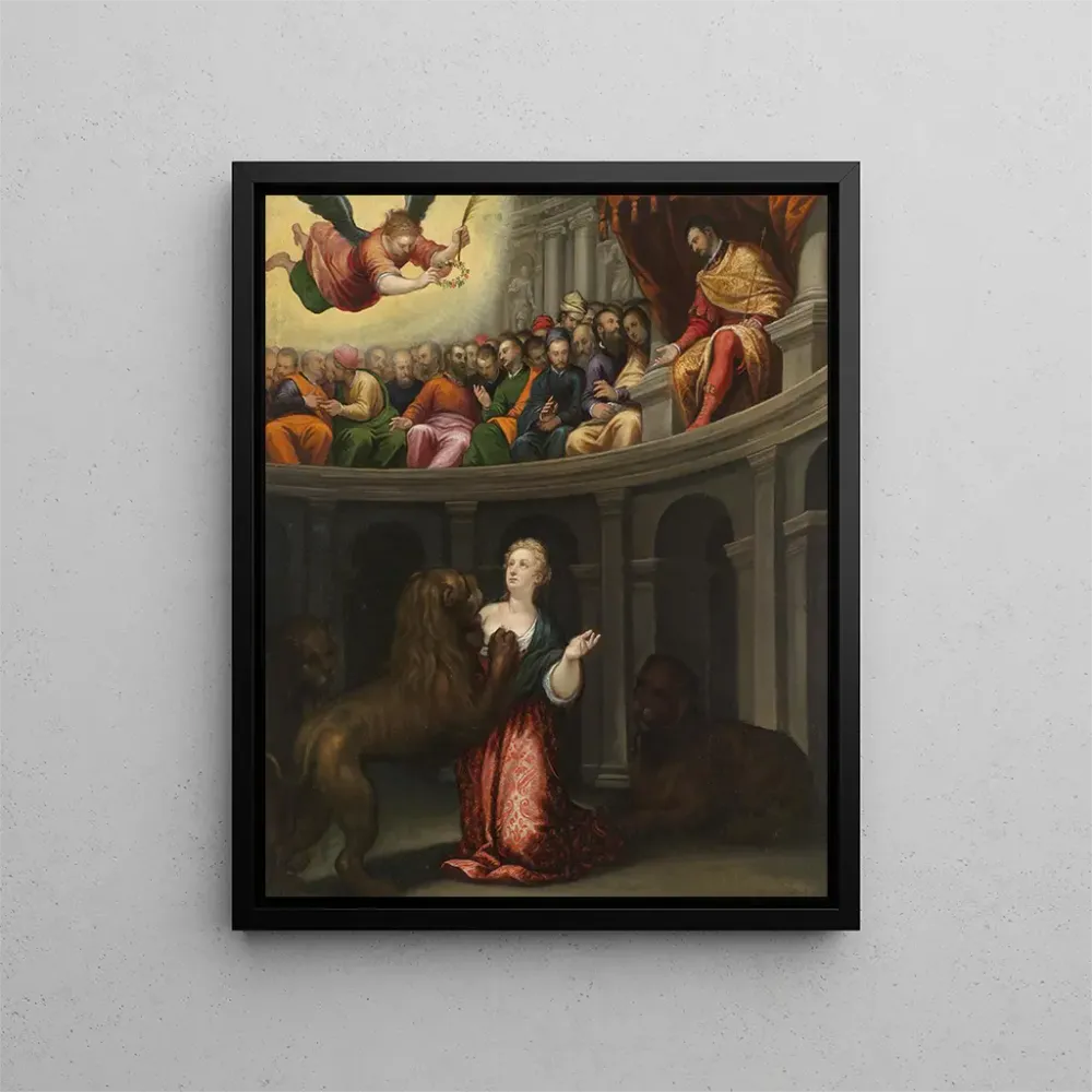 Tableau Martyre d'un saint - Alessandro Maganza | Reproduction