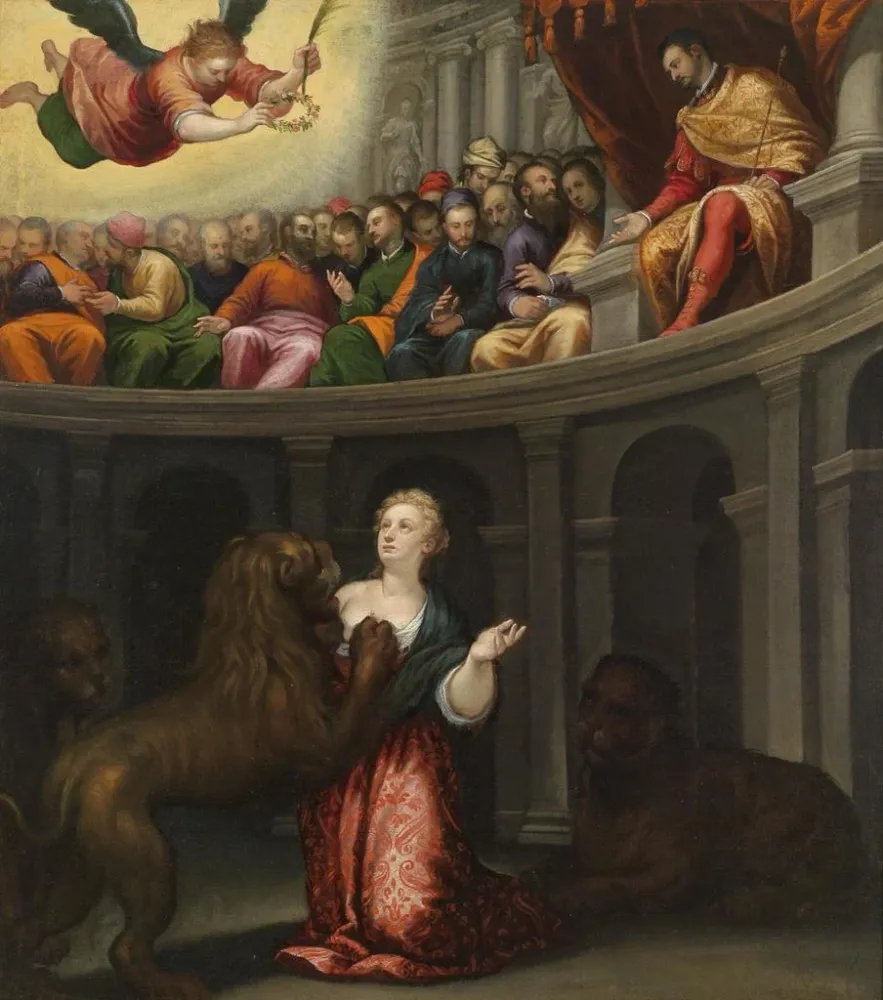 Tableau Martyre d'un saint - Alessandro Maganza | Reproduction
