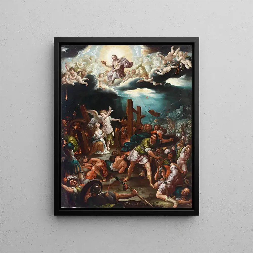 Tableau Le Martyre de sainte Catherine d'Alexandrie - Baltasar de Echave Ibí | Reproduction