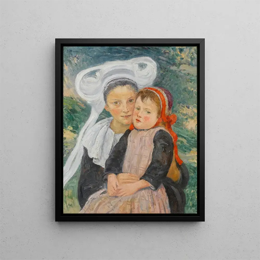 Tableau Maternité, Pont - Aven - Émile Alfred Dezaunay | Reproduction