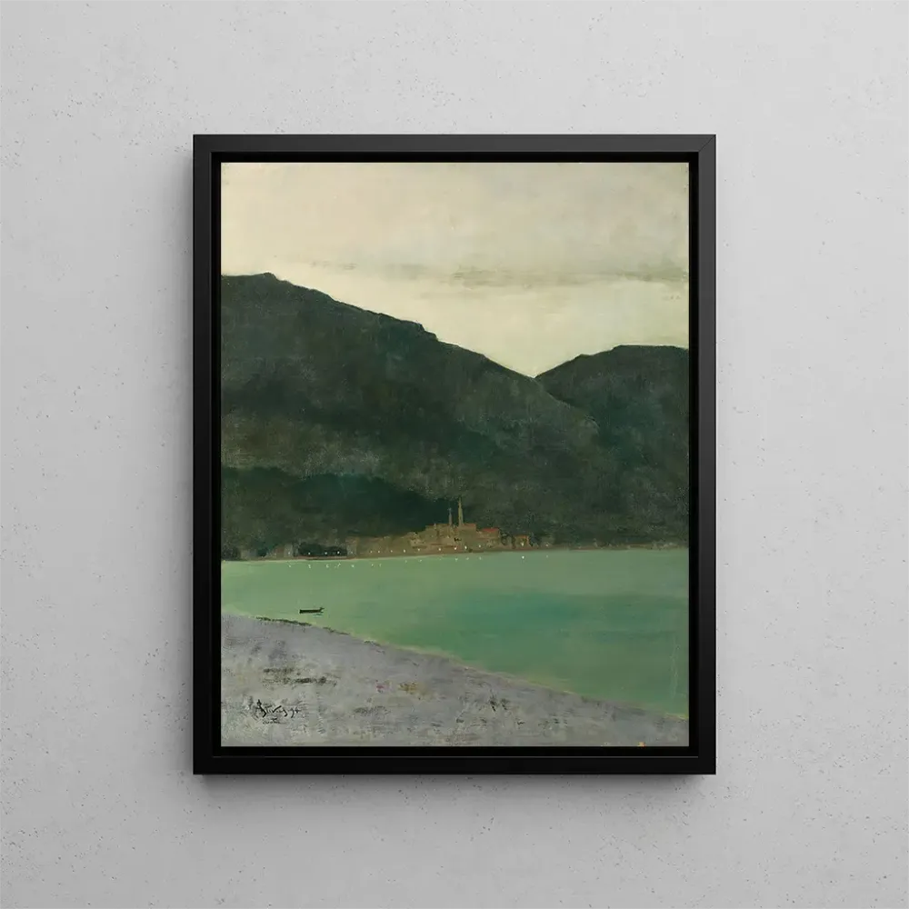 Tableau Menton presque la nuit 2e impression - Alfred Stevens | Reproduction