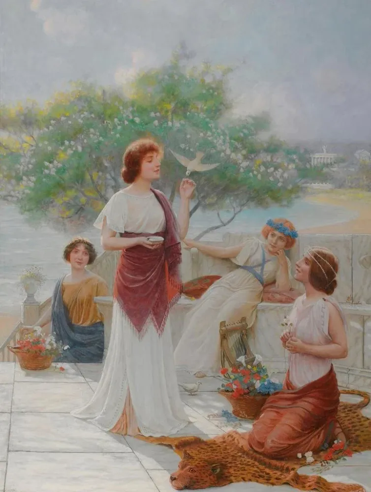 Tableau Un messager d'amour - Abbey Altson | Reproduction