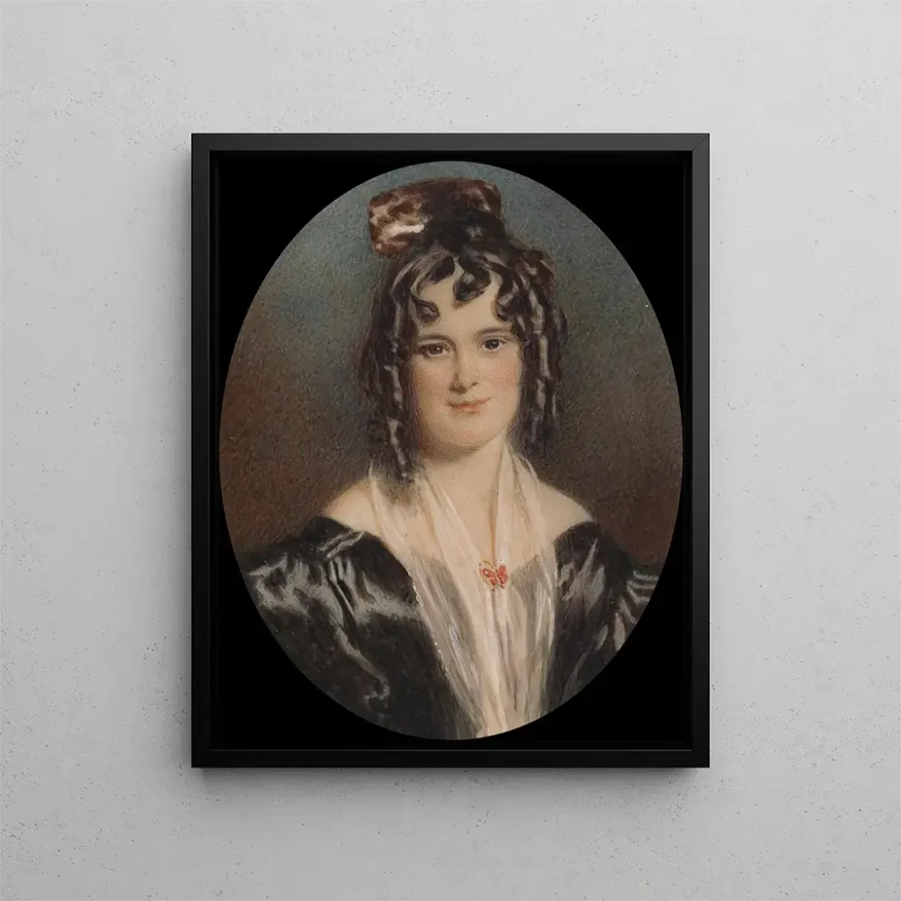 Tableau Mme Mary Cawse - Alfred Edward Chalon | Reproduction