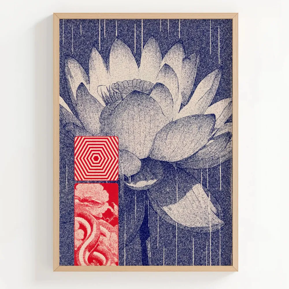 Tableau Moderne – Chill - Lotus Rouge