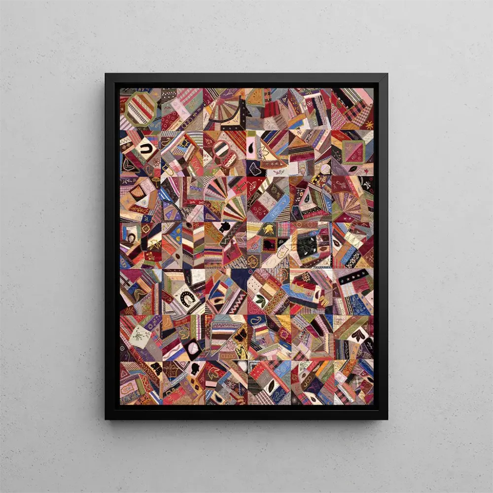 Tableau Modèle Quilt Top Crazy - Anonyme | Reproduction
