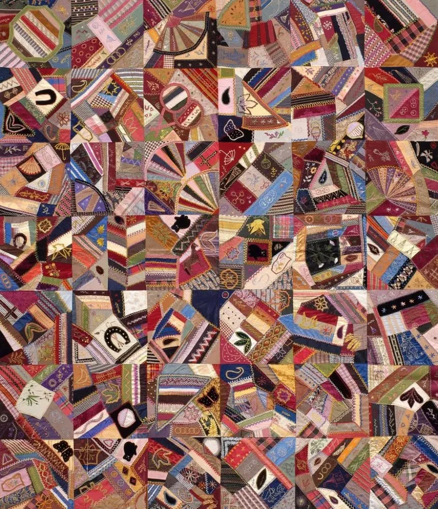 Tableau Modèle Quilt Top Crazy - Anonyme | Reproduction