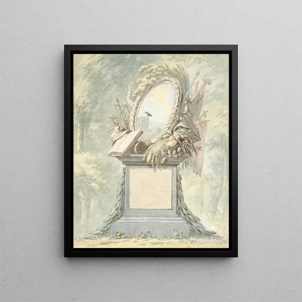 Tableau Monument - Aert Schouman | Reproduction