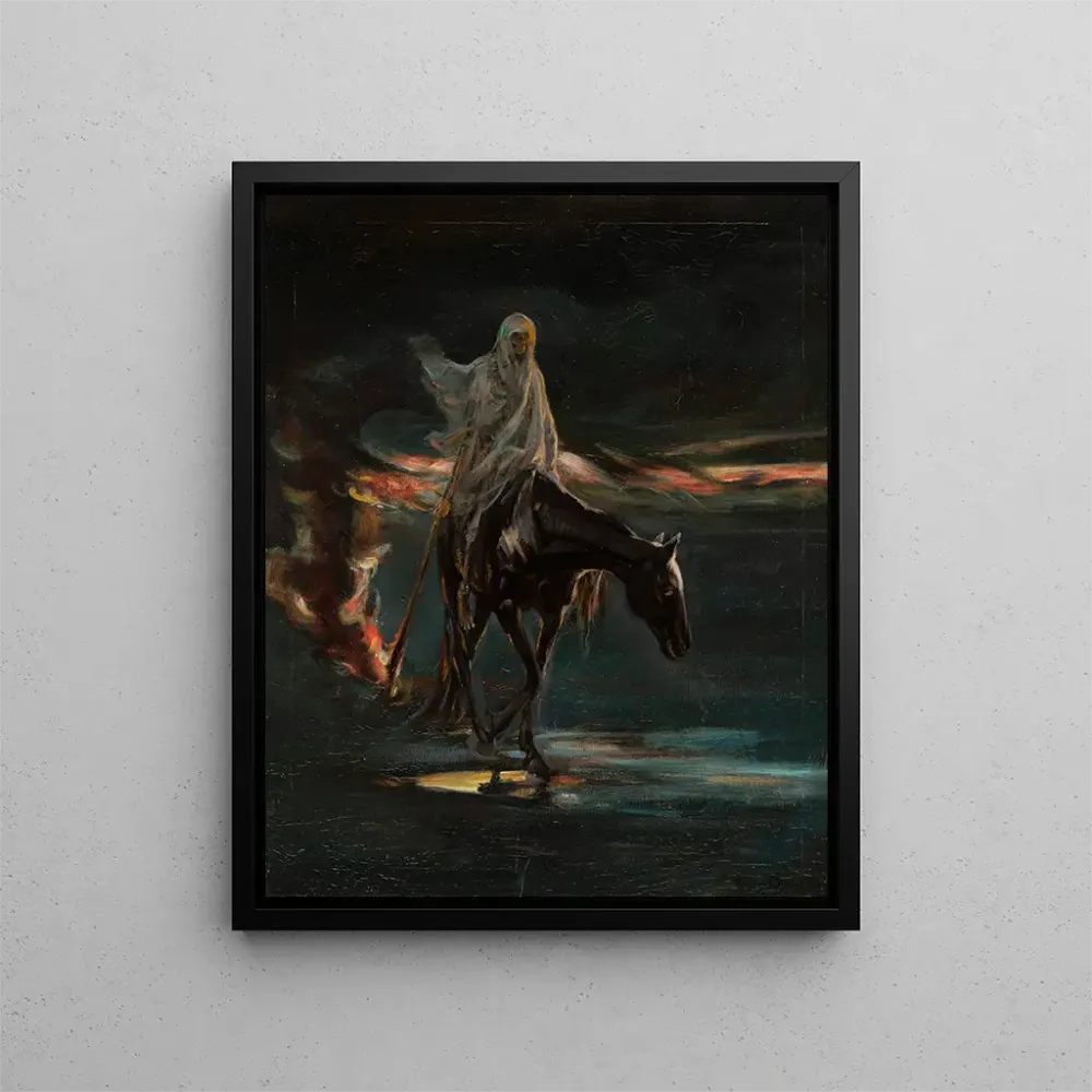 Tableau Mort et conflagration section centrale du triptyque Désastre - Adam Chmielowski | Reproduction
