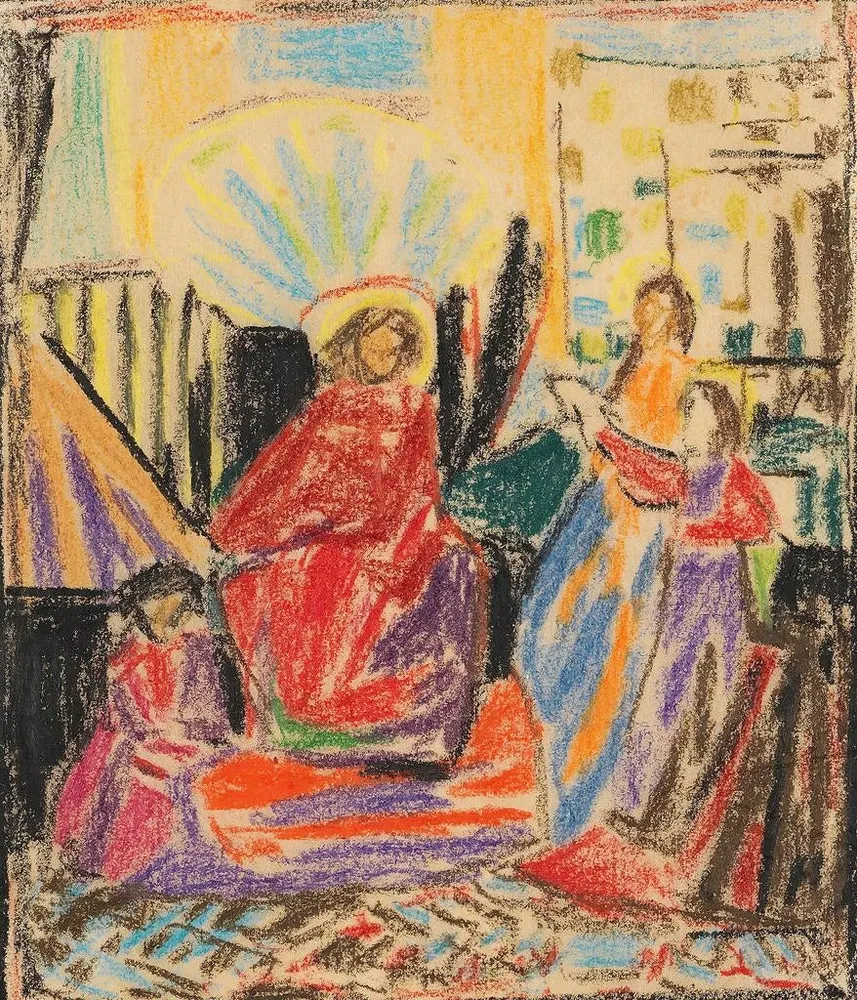Tableau Motif religieux - Adolf Hölzel | Reproduction