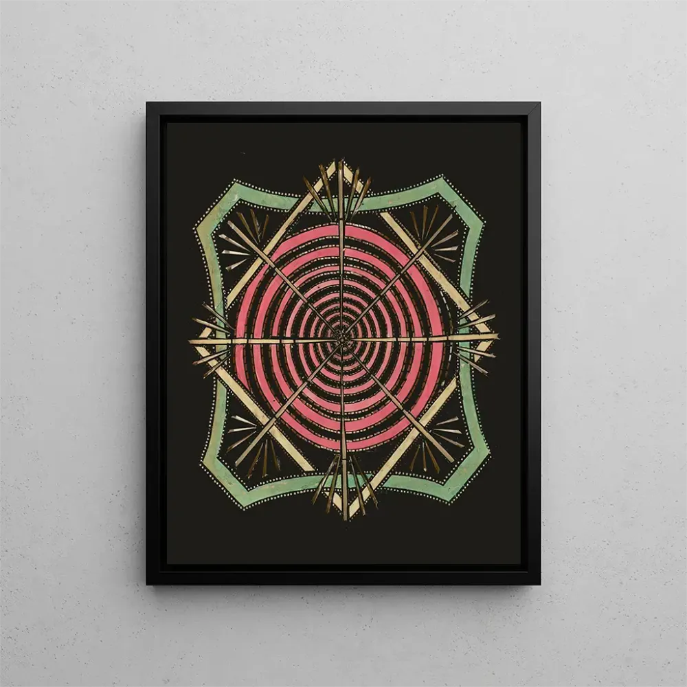 Tableau Motif tourbillonnant - Anonyme | Reproduction
