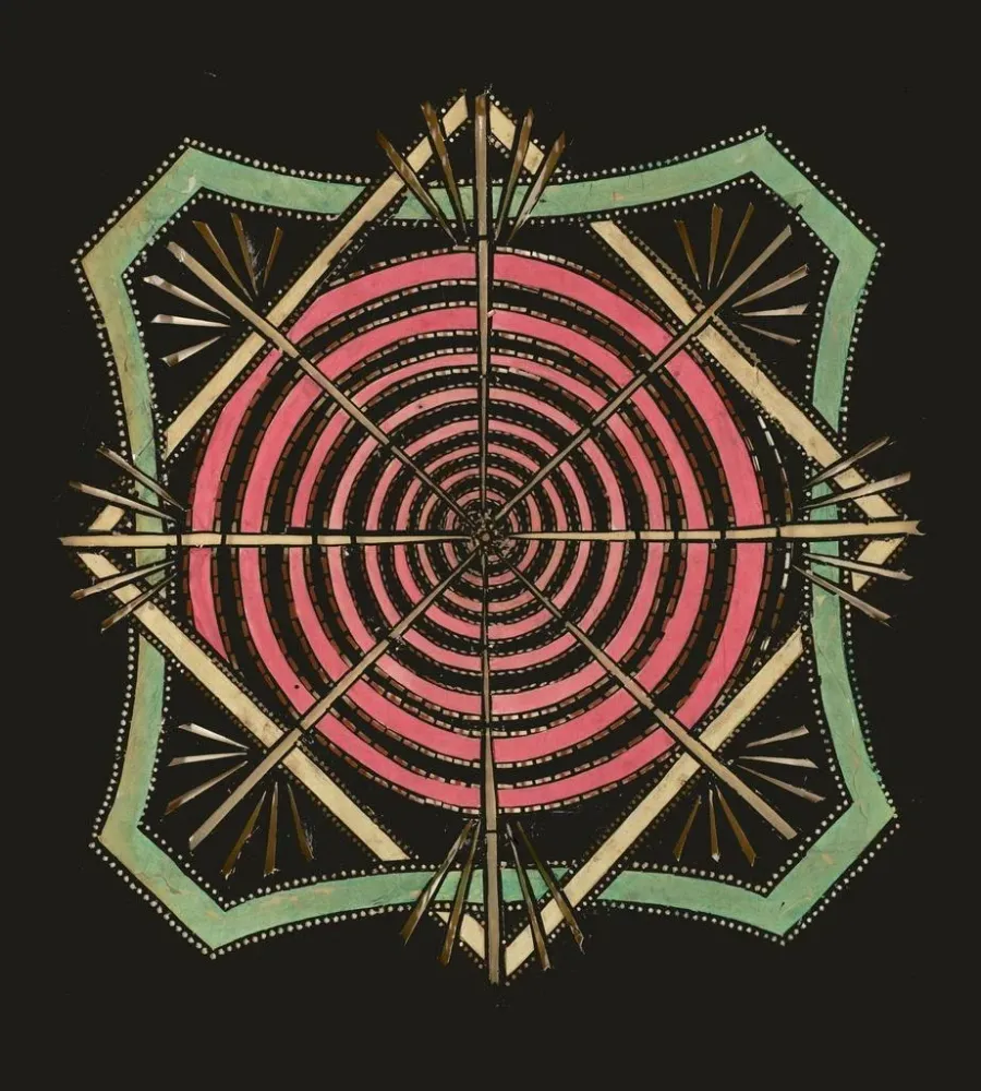 Tableau Motif tourbillonnant - Anonyme | Reproduction
