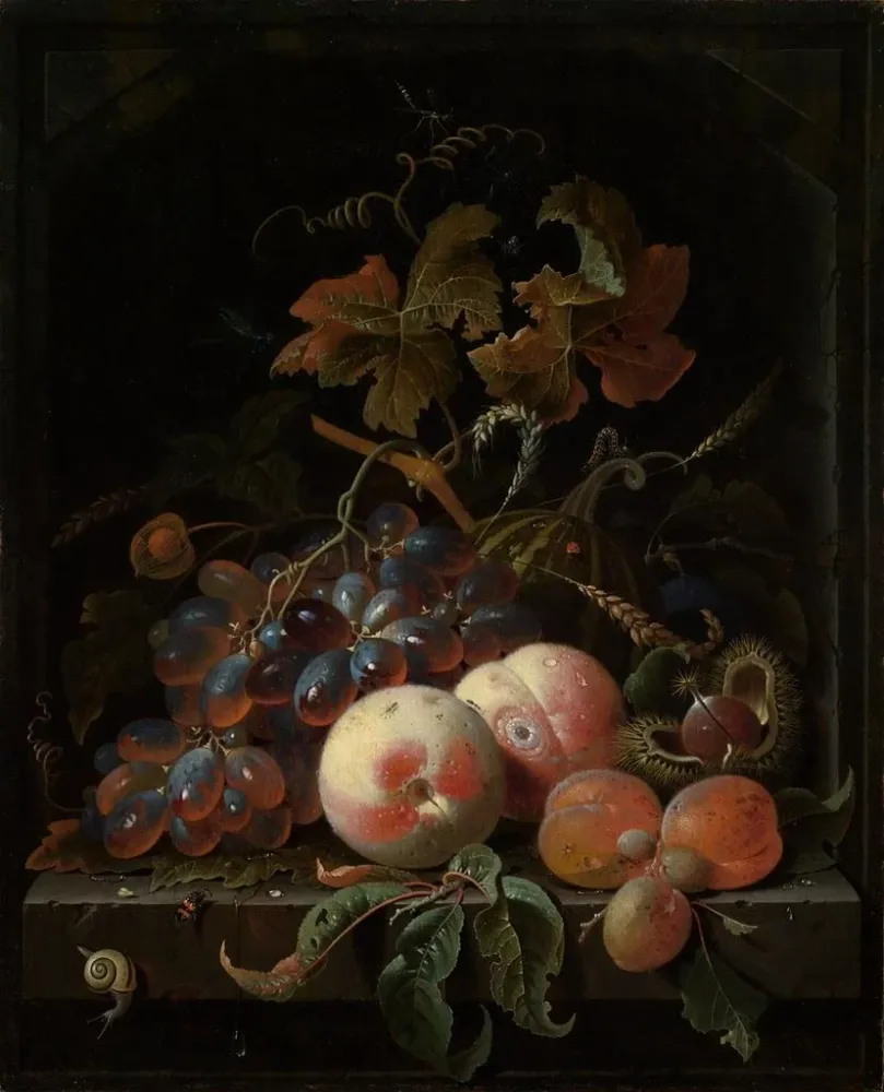 Tableau Nature morte aux fruits - Abraham Mignon | Reproduction