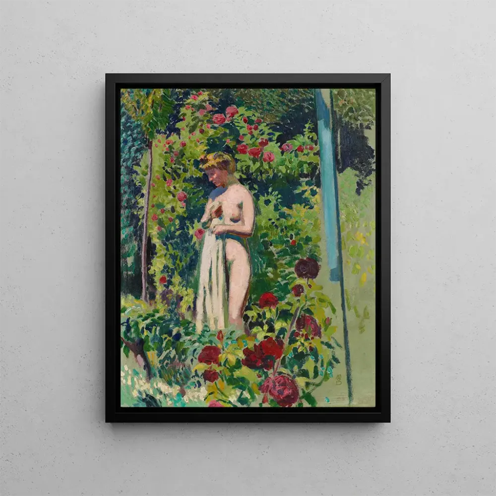 Tableau Nymphe aux fleurs - Maurice Denis | Reproduction