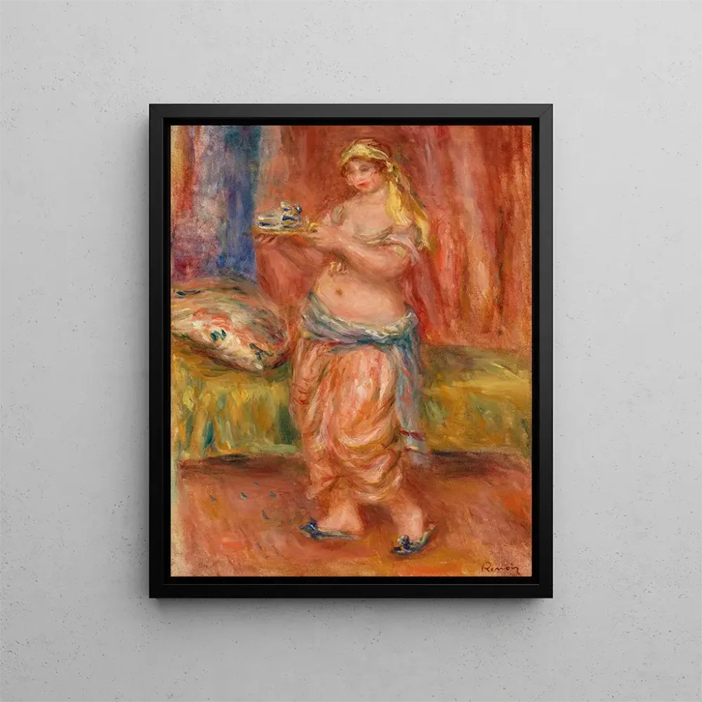 Tableau Odalisque avec service à thé - Pierre - Auguste Renoir | Reproduction