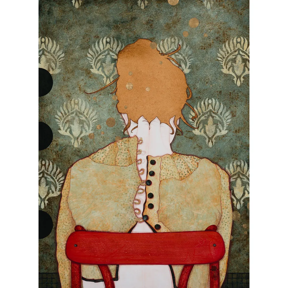 Tableau original : « Et lentement tes yeux me déshabillaient ... »