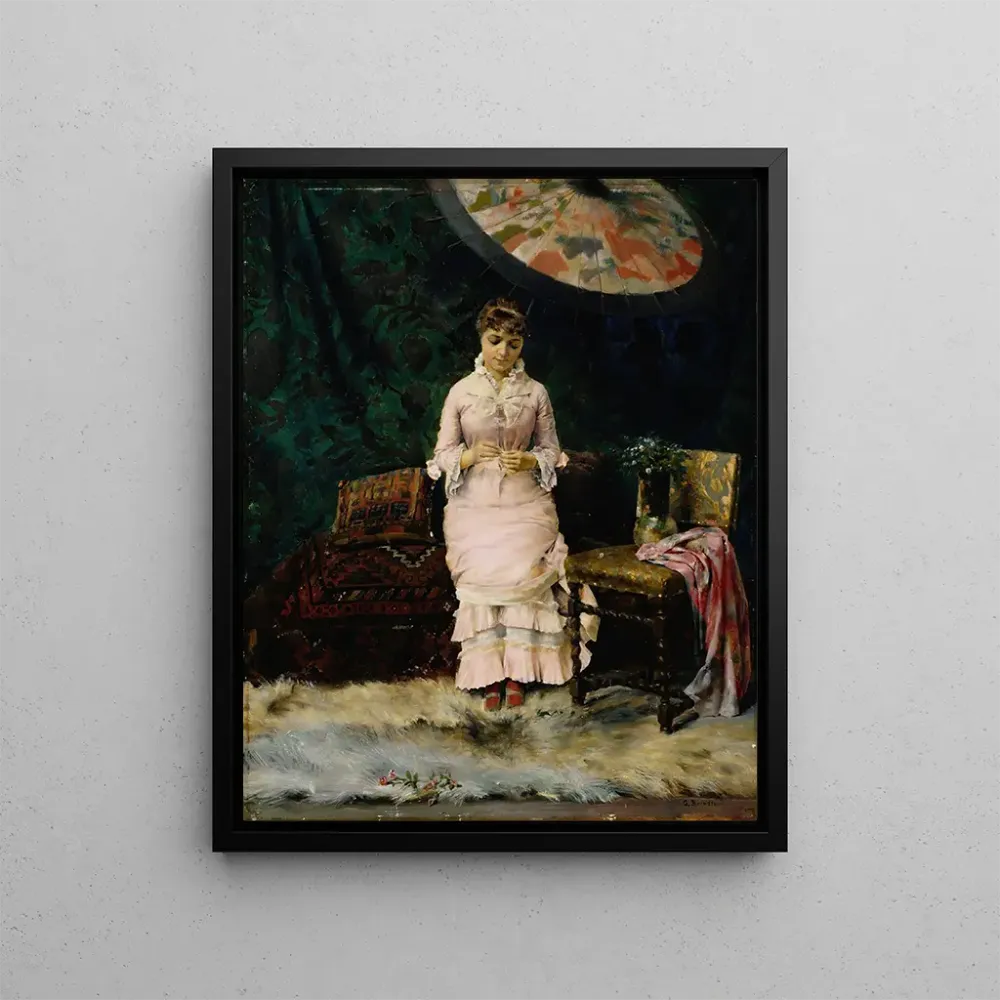 Tableau Oui Non Pause dans le studio - Gunnar Berndtson | Reproduction