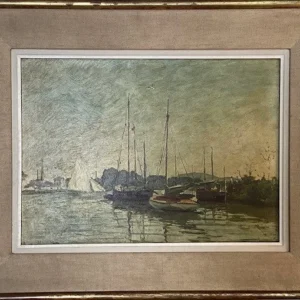 Tableau paysage de bord de mer