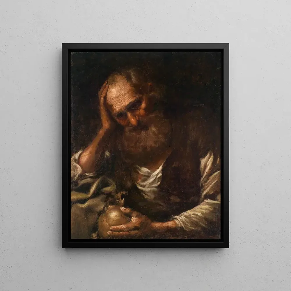 Tableau Un philosophe - Bernhard Keil | Reproduction