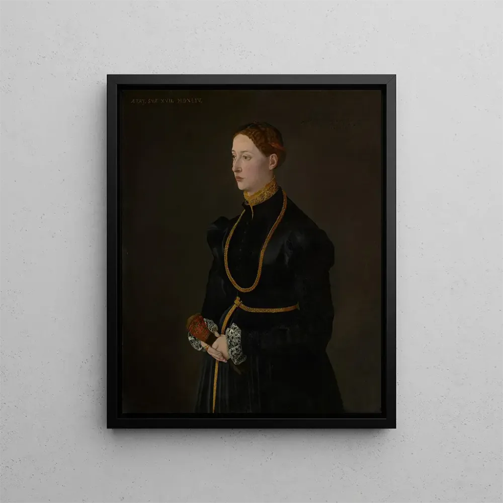 Tableau Portrait de Barbara Kressin - Anonyme | Reproduction