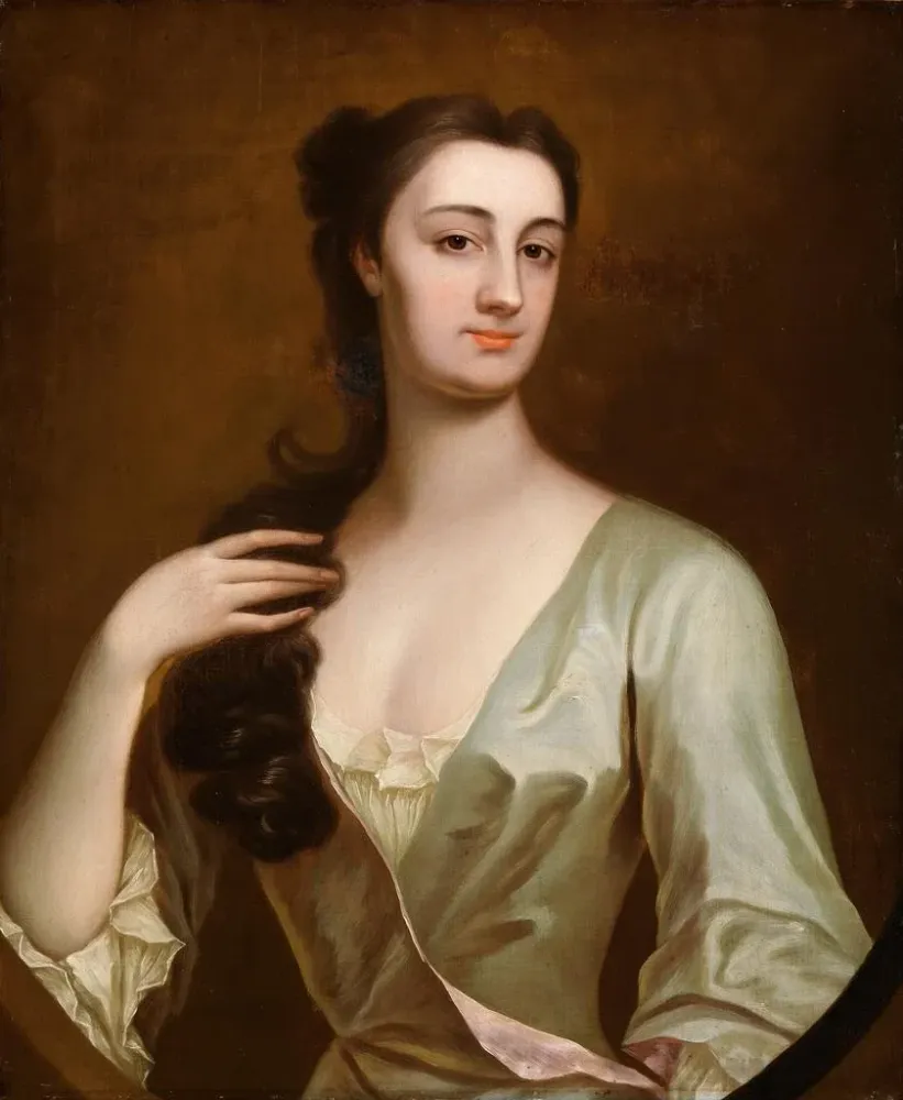 Tableau Portrait de Cecilia Leeson née Leigh d1737 - Anthony Lee | Reproduction