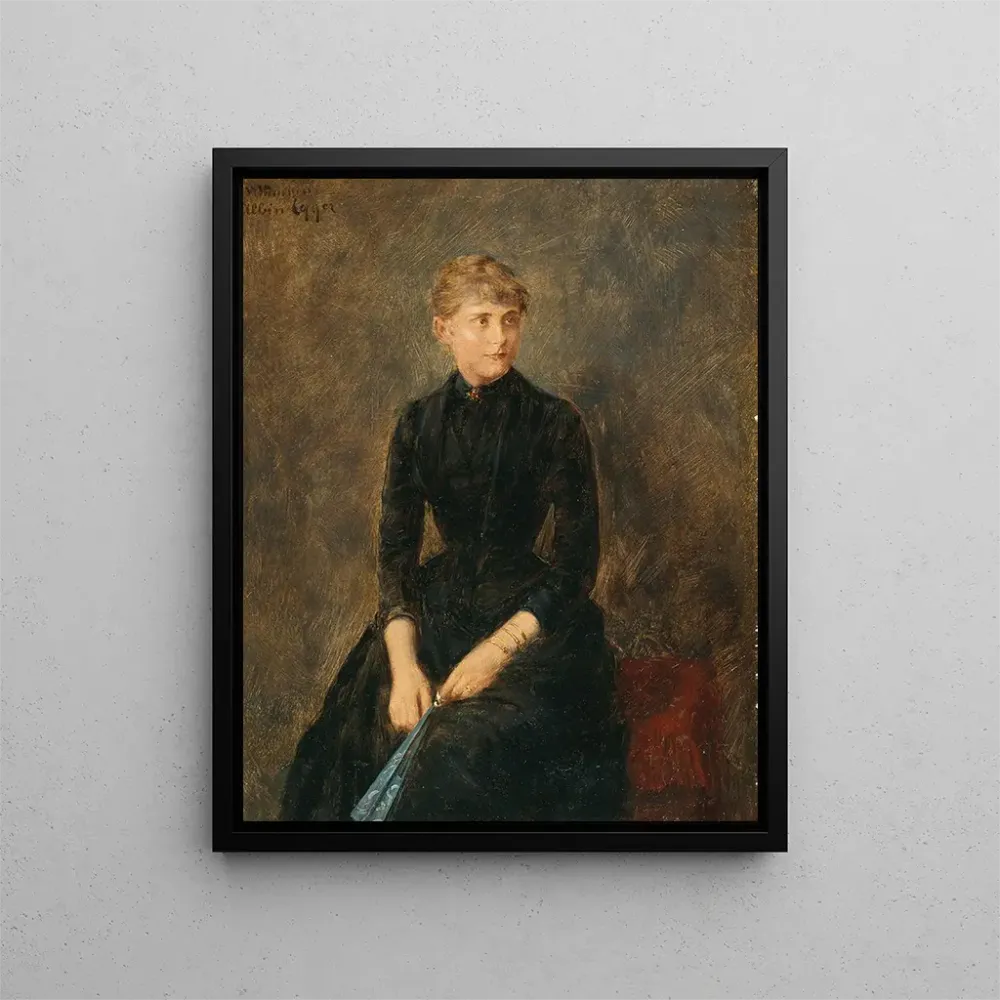 Tableau Portrait de la chanteuse Hedwig Helbig - Albin Egger-Lienz | Reproduction