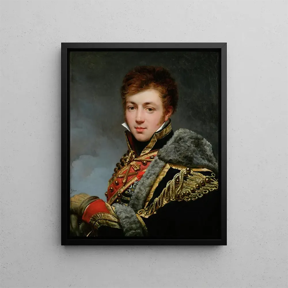 Tableau Portrait Count Honoré de La Riboisère 1788-1868 - Antoine-Jean Gros | Reproduction