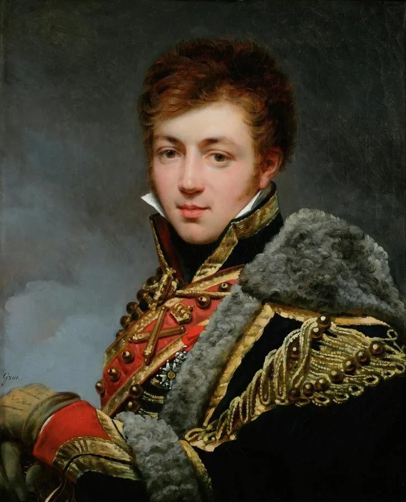 Tableau Portrait Count Honoré de La Riboisère 1788-1868 - Antoine-Jean Gros | Reproduction