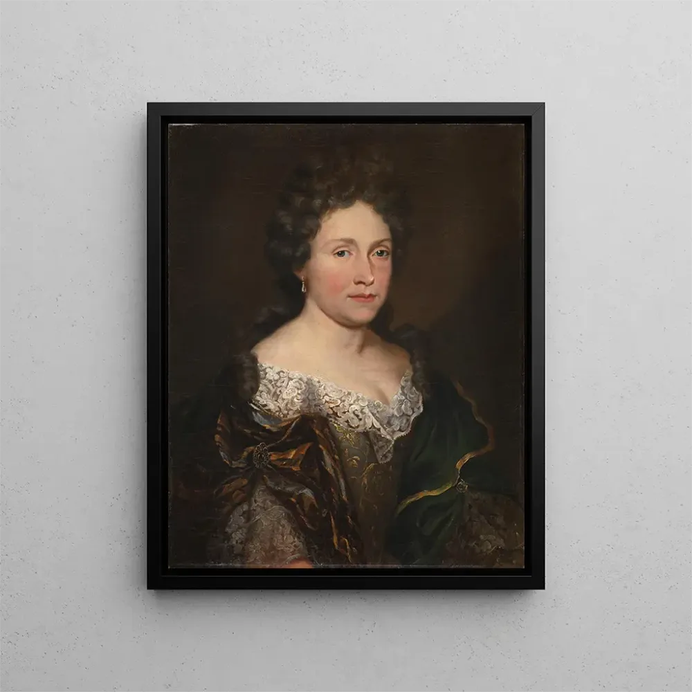 Tableau Portrait d'AnnaMaria de Neuf - Anonyme | Reproduction