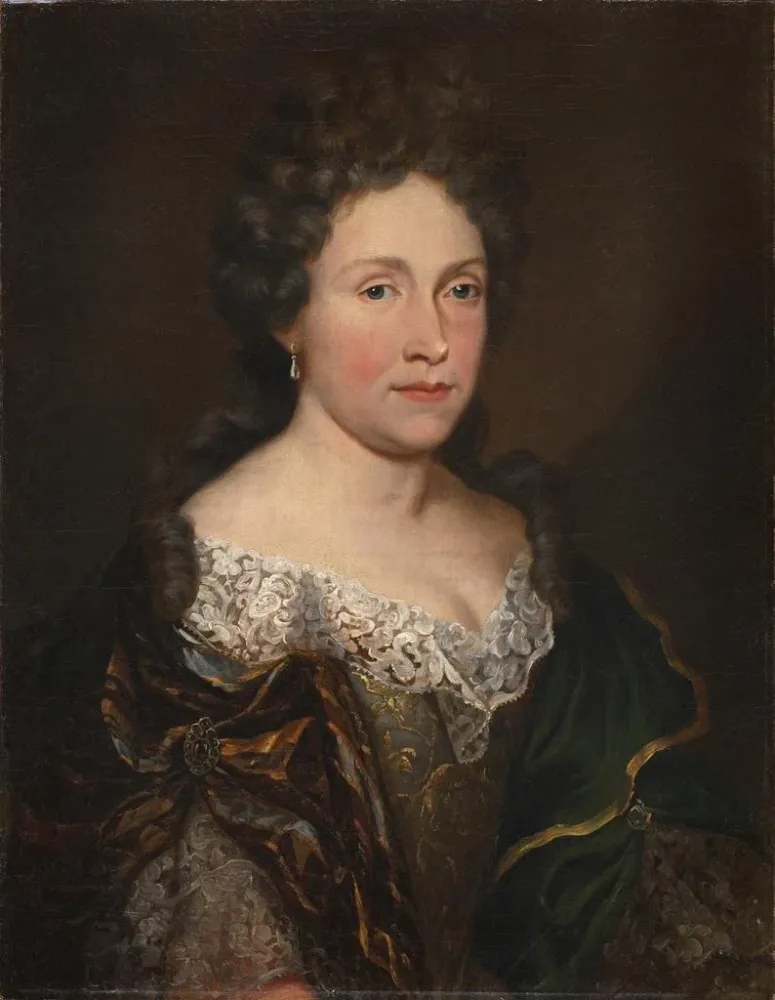 Tableau Portrait d'AnnaMaria de Neuf - Anonyme | Reproduction