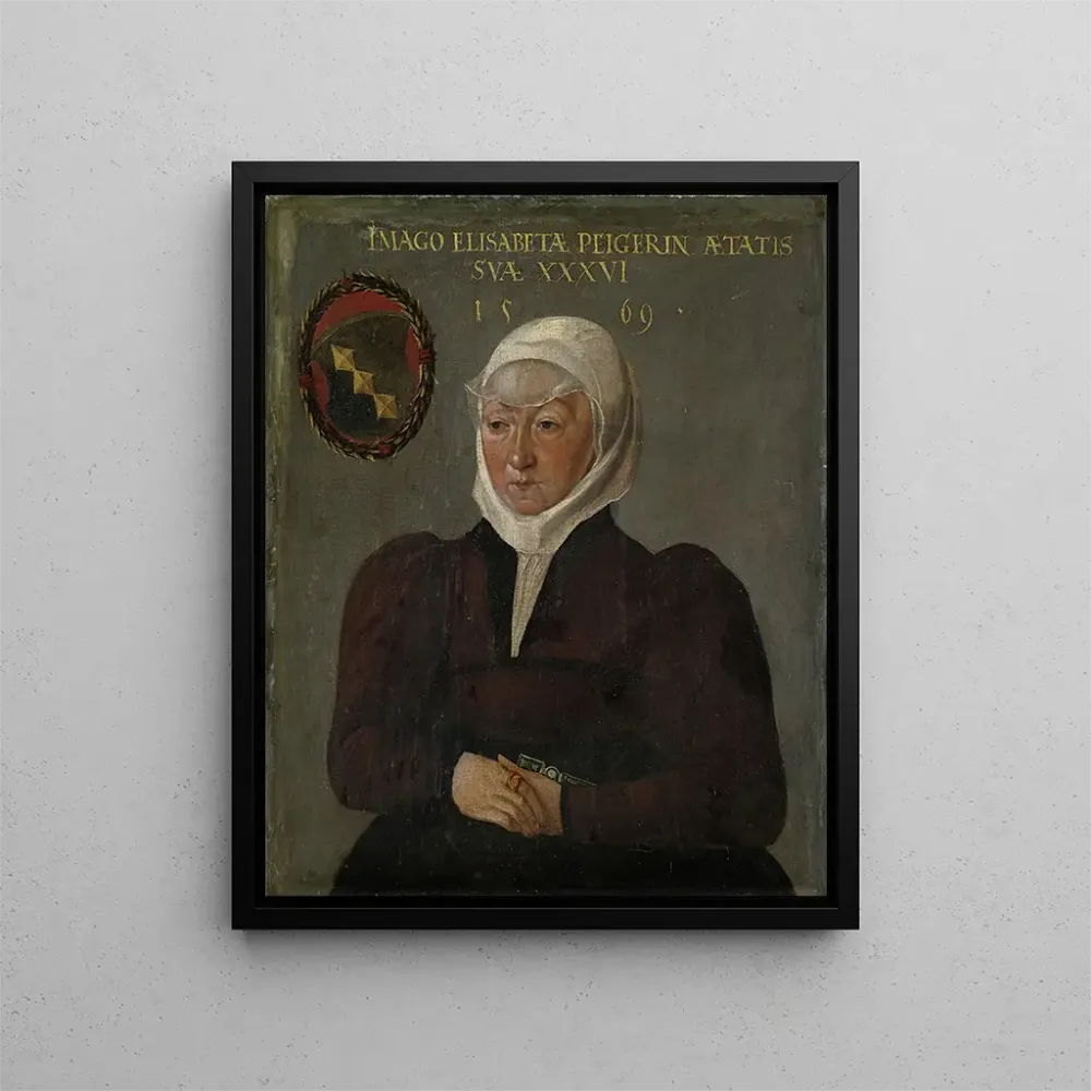 Tableau Portrait d'Elisabeth Peyer de Schaffhouse - Abel Stimmer | Reproduction