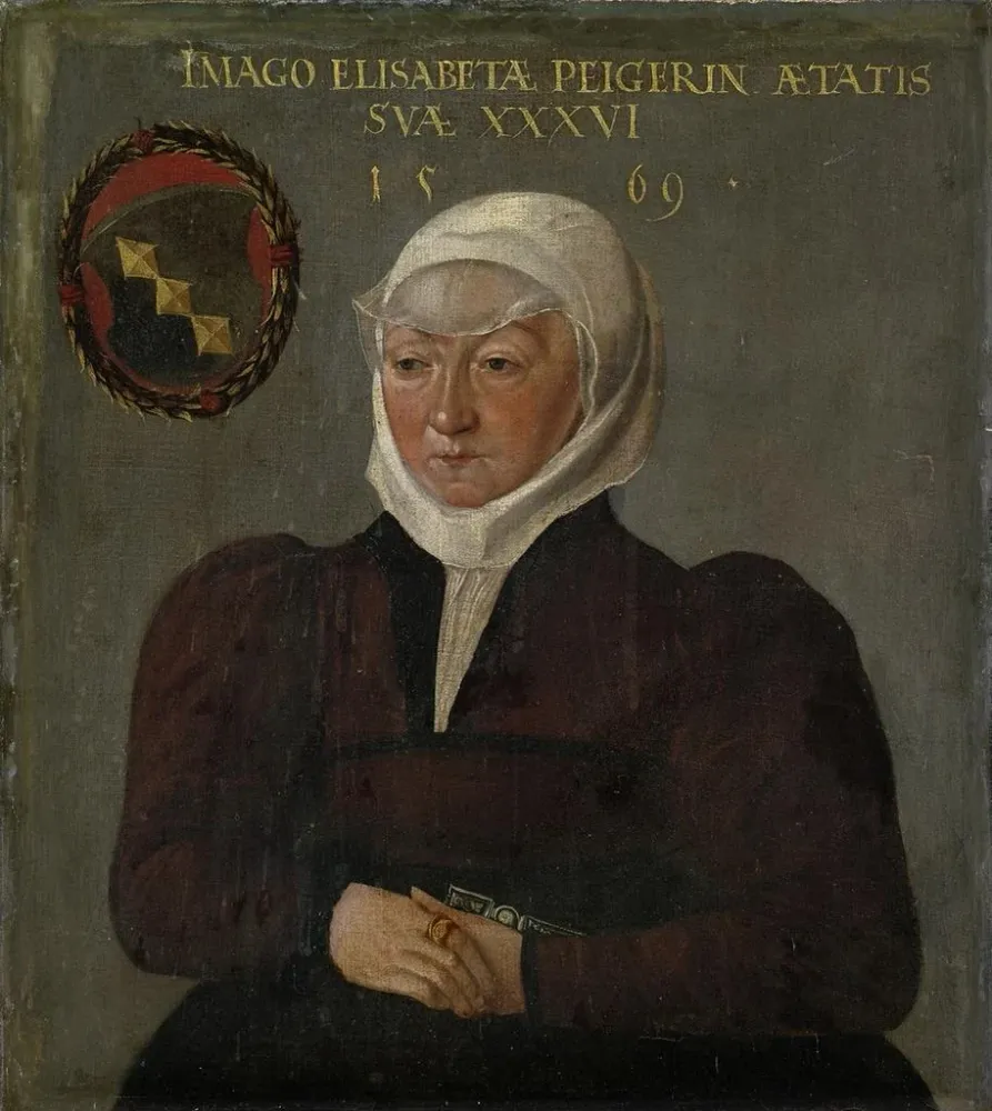 Tableau Portrait d'Elisabeth Peyer de Schaffhouse - Abel Stimmer | Reproduction