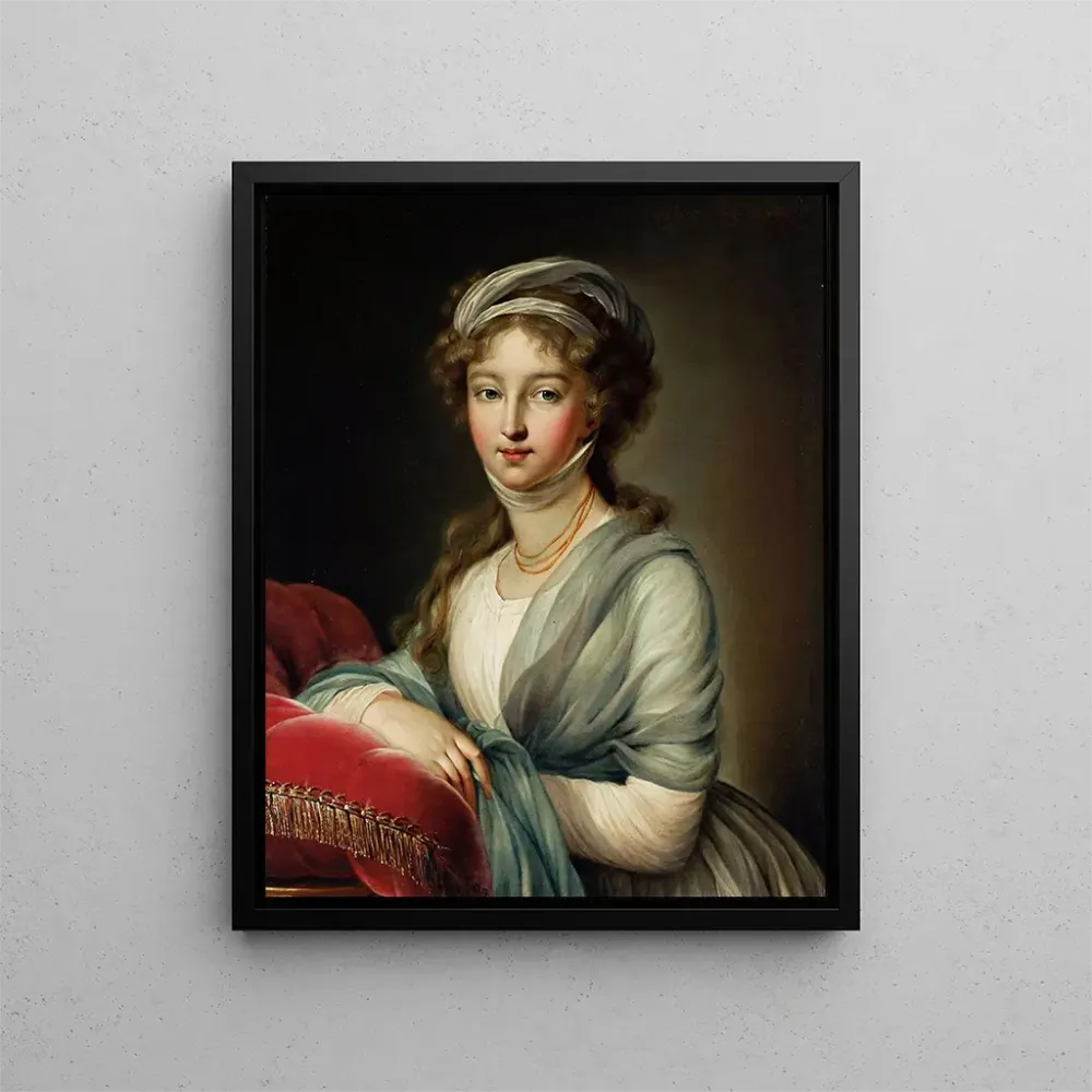 Tableau Portrait d’Elzbieta Aleksiejewna, épouse de Cara Alexandre Ier - Élisabeth Louise Vigée le Brun | Reproduction
