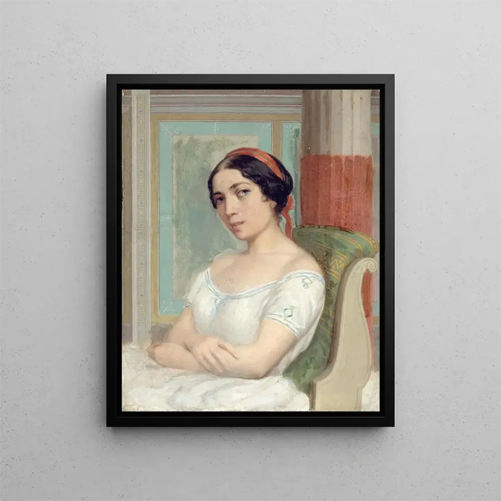 Tableau Portrait d'Ernesta Grisi - Anonyme | Reproduction