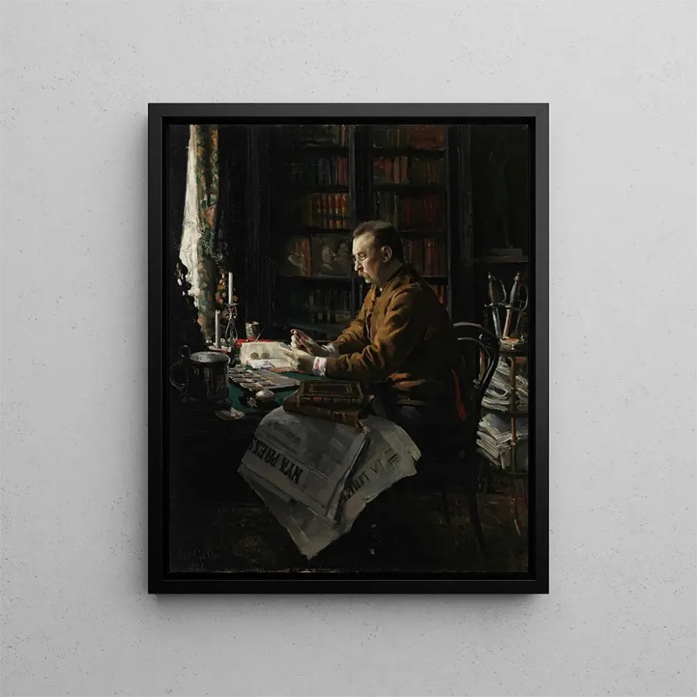 Tableau Portrait du docteur Herman Frithiof Antell - Akseli Gallen-Kallela | Reproduction