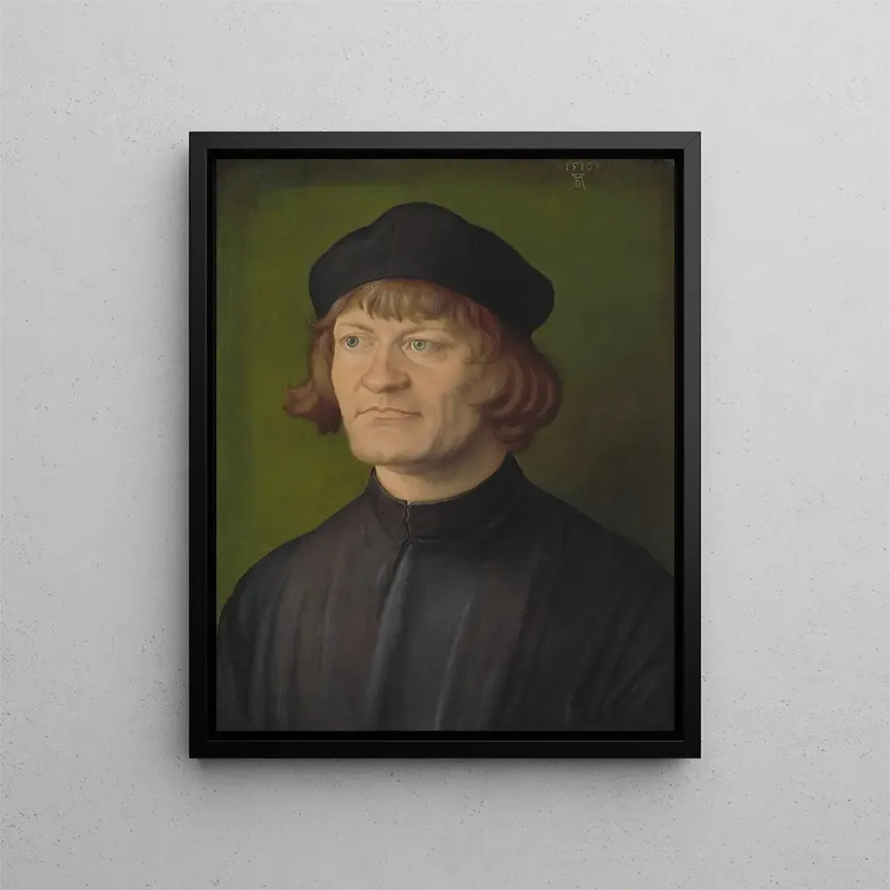 Tableau Portrait d'un ecclésiastique Johann Dorsch - Albrecht Dürer | Reproduction