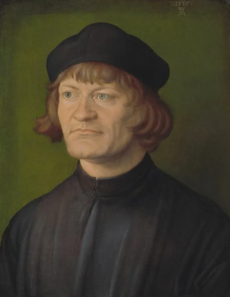 Tableau Portrait d'un ecclésiastique Johann Dorsch - Albrecht Dürer | Reproduction