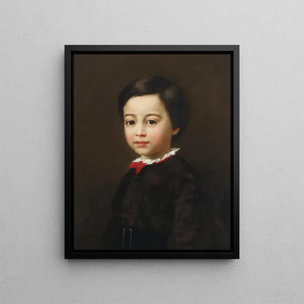 Tableau Portrait d'un garçon - Adalbert Begas | Reproduction