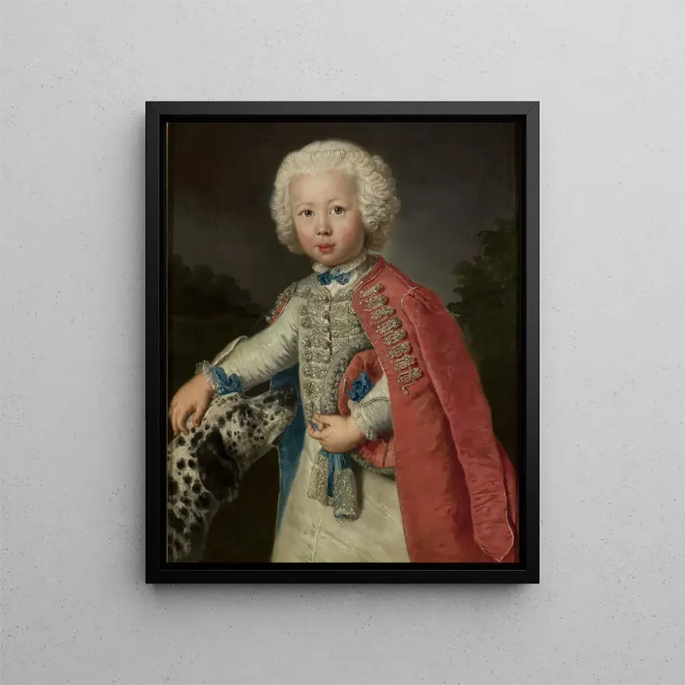 Tableau Portrait d'un garçon - Antoine Pesne | Reproduction