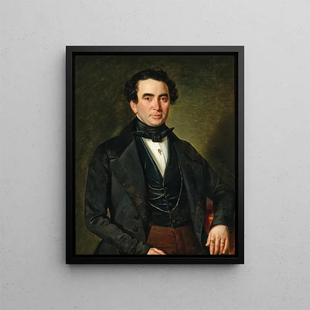 Tableau Portrait d'un gentleman - Andreas Hall | Reproduction